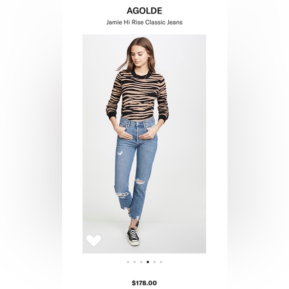 AGOLDE Jamie Hi Rise Classic Jeans - Picture 5 of 12